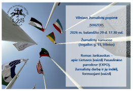 Organizatorių kvietimas